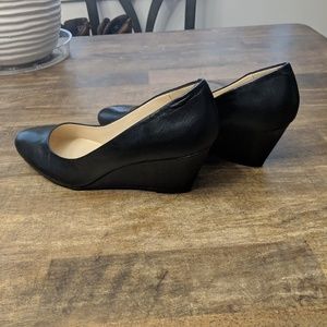Womens Nine West Black Wedge